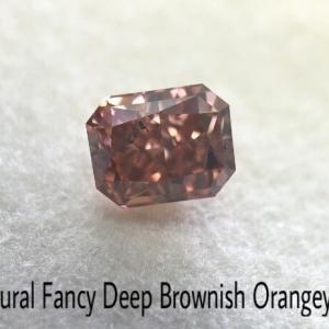 Fancy deep brownish pink diamond