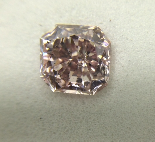 Natural Fancy Purplish Pink Diamond Square Shape Diamond